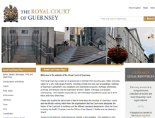 Tablet Screenshot of guernseyroyalcourt.gg
